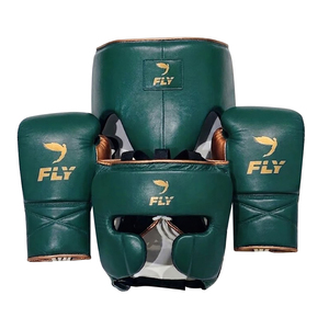 Nouveau modèle 2026 : Ensemble de boxe Fly sur mesure, ensemble de sparring Fly couleur personnalisée, ensemble de protection de boxe Fly professionnel avec protège-guêtres - Product Image 1