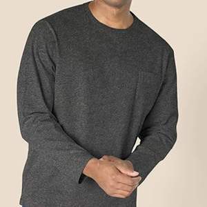 เสื้อยืดแขนยาวผู้ชายผ้าฝ้ายแท้ 100% คุณภาพสูง พิมพ์ลายดิจิตอล รับทำโลโก้ตามสั่ง รับผลิตแบบ OEM ODM - Product Image 1