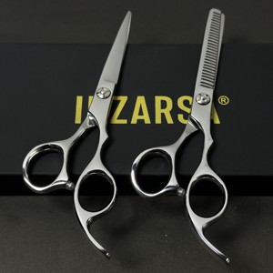 Tijeras de Peluquería Profesionales 440c con Mango Ergonómico, Tijeras de Acero Inoxidable para Cortar el Cabello, Herramienta de Estilismo para Salón de Belleza - Product Image 1