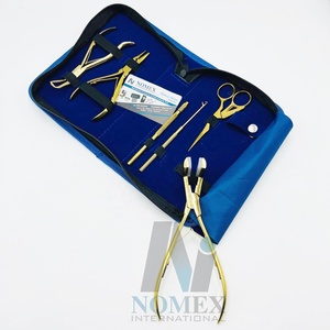Kit de herramientas de extensión de cabello chapado en oro Incluye alicates Herramientas de bucles de cabello en Rexene Kit Calidad de precisión Grado quirúrgico - Product Image 3
