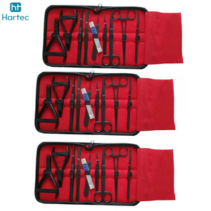 Ensemble d'instruments chirurgicaux 12 pièces en acier inoxydable, outils de dissection pour étudiants en médecine, formation en laboratoire, kits de dissection - Product Image 3