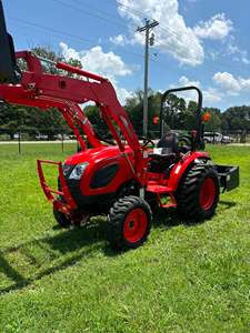 Mini-tracteur Kioti 4x4 de haute qualité avec chargeur et pelle arrière, meilleur prix, tracteur utilitaire pour jardin et ferme, meilleure offre de réduction - Product Image 1