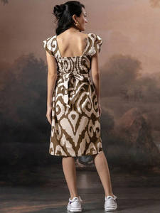 Elegante Vestido Midi 100% Bordado Siddharth para Mujer, Hecho a Mano, Hermoso, Cómodo, Informal, para Fiestas de Verano - Product Image 4