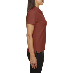 Polo pour femme en coton 100% - Coupe classique, teinture unie, durable - Idéal pour le golf et le style urbain - Product Image 4