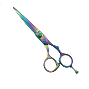 Ciseaux de coiffure professionnels en titane, ciseaux de coupe en acier inoxydable pour salon de coiffure - Product Image 1