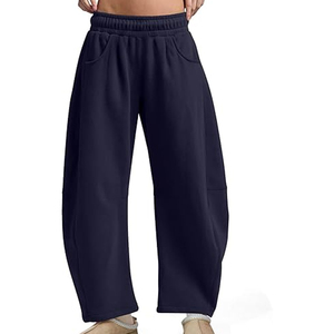 Pantalones Holgados para Mujer al por Mayor, Pantalones Deportivos de Pierna Ancha, Ropa Urbana, Joggers, Impresión de Logotipo Personalizado, Bordado, Proveedor OEM - Product Image 1