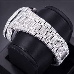 Reloj de Acero Inoxidable con Movimiento de Precisión, 42 Ct, Diamante Cultivado en Laboratorio Certificado por EGL, VVS1, Blanco Brillante - Product Image 4