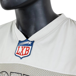 Maillot de football en maille oversize à col en V 100% polyester respirant, impression par sublimation personnalisée, manches courtes, vêtements unisexes pour adultes - Product Image 2
