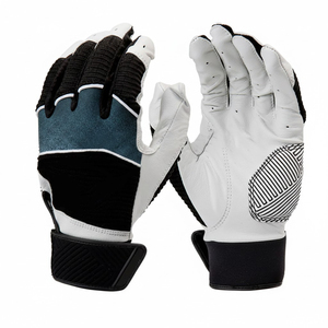 Gants de frappe de baseball et de softball de qualité professionnelle, fabriqués directement en usine, en cuir pour hommes, avec logo et couleur personnalisables - Product Image 1