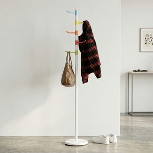 New Arrival Modern Home Furniture Premium White Metal Adjustable Coat Rack Wholesale Taiwan Living Room <b>Stand</b> EBay Sale - Product Image 1