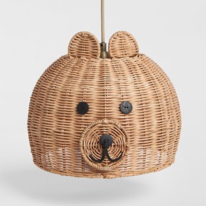 Natural rattan weave lampshades <b>cheap</b> price kids night <b>light</b> pendant lampshade nursery decoration - Product Image 6