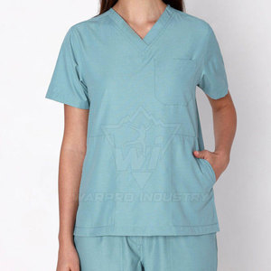 Premium Women Medical <b>Scrub</b> Suit Stretch Nurse <b>Uniform</b> for Hospital Clinic Healthcare Workwear - Product Image 3