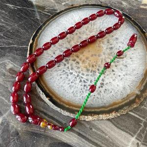 Rosario Musulmán Tasbih de Resina Hecho a Mano, Cuentas de Oración Islámicas con Tema de Ángel, Decoración para el Hogar, Colección de Regalos Espirituales - Product Image 1