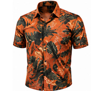 Chemise pour homme de qualité supérieure à imprimé numérique avec motif haute définition, matière respirante et coupe confortable pour un style au quotidien - Product Image 1