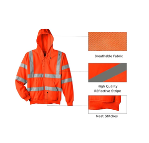 Sudaderas de Seguridad Extra Grandes para Hombre, Impermeables, con Parches y Estampado de Letras, Estilo Urbano, con Logotipo Personalizable - Product Image 4