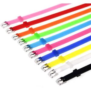 Pulseras de Silicona Ecológicas de 8mm, 20 Piezas, Correas Ajustables para Moda y Deportes, para Manualidades, 2025 - Product Image 6