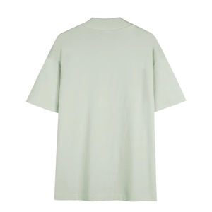 T-shirt Homme 100% Coton Col Montant 280 GSM Grammage Lourd Coupe Boxy Oversize avec Impression Graphique Personnalisée DTG/DTF par Transfert Thermique Épaules Tombantes - Product Image 6