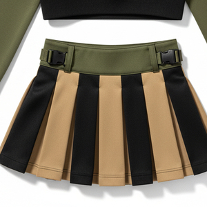 Tenues de compétition de cheerleading respirantes OEM, uniformes sexy pour femmes, créez votre propre tenue professionnelle pour équipe de danse - Product Image 4
