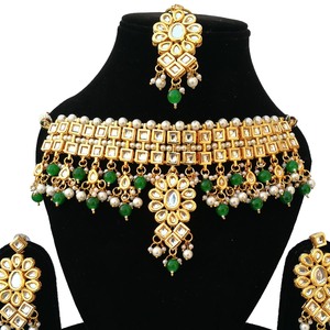 Vintage Style Zircon Flower Shape Alloy 24K Gold Plated Jewelry Set Necklace Earrings Headpiece White Wedding Anniversary - Product Image 2