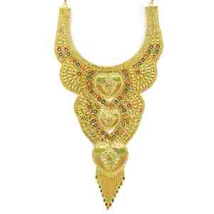 Wholesale 14K 18K 24K Micron Gold Plated Dubai Style Heavy <b>Bridal</b> Long Jewelry Set Traditional Jewelry Set Brass Fashion Jewelry - Product Image 4