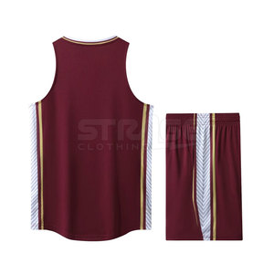 Uniforme de Baloncesto para Hombre, Entrenamiento Deportivo, Poliéster, Duradero, Ligero, Ecológico, Transpirable, Apariencia Profesional - Product Image 2