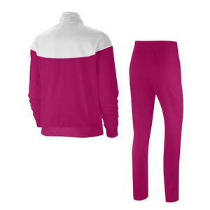 ชุดกีฬาผู้หญิงแบบมีซิปพร้อมโลโก้สั่งทำพิเศษ ระบายอากาศได้ดี ชุดเซ็ต 2 ชิ้น เสื้อฮู้ดและกางเกงวอร์ม ชุดวอร์มฤดูหนาว ไซส์พลัส ผ้าฝ้าย 100% - Product Image 5