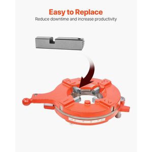 Set da 4 Maschi per Filettatura Tubi HSS per Mano Destra, da 2-1/2 a 4 Pollici NPT, per Macchine Filettatrici Integrate - Product Image 6