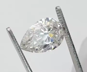 Diamant de laboratoire certifié IGI, taille poire, 5,85 carats, marque Luxeshine, excellente taille pour bijoux de luxe - Product Image 2
