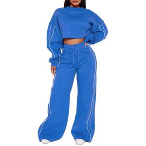 Conjunto de Sudadera con Capucha y Pantalones Cortos de Verano para Mujer, Talla Personalizada, 2 Piezas, Algodón Lavado con Ácido, Transpirable, con Cremallera, Estilo Deportivo, 2026 - Product Image 2