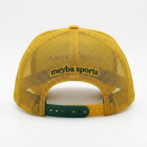 Casquette de baseball moderne en maille couleur moutarde, réglable, à visière incurvée, respirante, pour l'été, streetwear, mode outdoor, snapback - Product Image 6