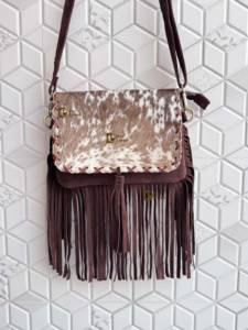 Bolso de cuero de piel de vaca auténtica de estilo occidental para mujer, bolso ligero con flecos de diseñador, nuevo bolso bohemio de gran oferta - Product Image 4