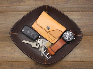New Release Genuine Leather <b>Foldable</b> Dustproof Protection Modern Style Home <b>Office</b> Valet Catchall Custom Brand GLTY-0100 - Product Image 6
