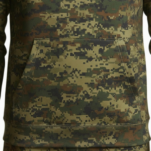 Sudadera con Capucha de Camuflaje para Hombre, Manga Larga, Impresa, de Poliéster que Absorbe la Humedad, para Caza - Product Image 6
