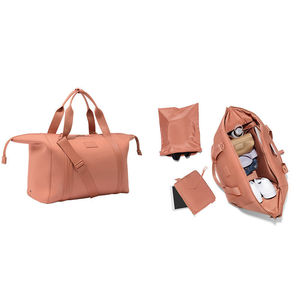 Top Trending Unisex Gym Duffel <b>Bag</b> 20-<b>30L</b> Oxford Fabric Zipper Closure Soft Handle Adjustable Strap Casual Solid Color Durable - Product Image 5