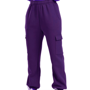 Pantalones Deportivos Casuales de Felpa para Mujer, Diseño Elegante y Personalizado de Primera Calidad, con Bolsillos - Product Image 1