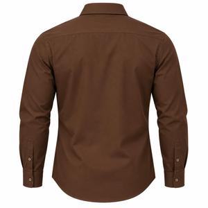 Camisa de Vestir de Manga Larga para Hombre, Cuello Clásico, Popelina, Ropa Formal de Otoño, Camisa Formal para Hombre ODM - Product Image 2
