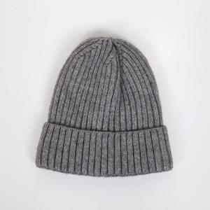 Custom 3D Embroidery Wool Blend Ribbed Cuffed <b>Beanie</b> Hat OEM Private Label Wholesale Winter Cap Breathable <b>Waterproof</b> Adjustable - Product Image 1