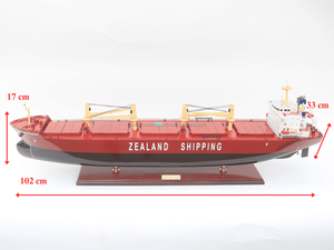 KARADENIZ S ZELANDE BANGKOK Fabriqué à la main en bois de qualité supérieure Modèle de bateau autoportant Décoration de puissance océanique pour la maison ou le bureau - Product Image 2