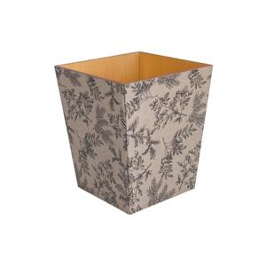 Floral Printed Decorative Waste <b>Bin</b> with Gold Inner Finished Perfect for Bathroom Bedroom Office and Vanity Use From India - Product Image 4