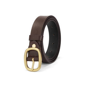 Ceinture pour homme en cuir véritable de luxe, style décontracté, boucle en acier, qualité personnalisée, nouvelle collection, réglable, robuste - Product Image 1