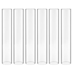 Confezione da 24 Coperture per Candele in Vetro Borosilicato Trasparente 2,56 x 13,78 Pollici - Product Image 1