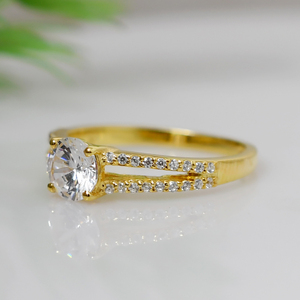 Engagement & Wedding <b>Ring</b> Moissanite 925 Sterling <b>Silver</b> <b>Statement</b> <b>Ring</b> for Women - Product Image 6