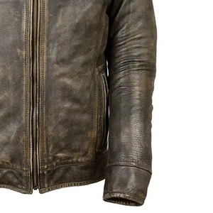 2026 Arrival Unisex Design Color Block Men <b>Genuine</b> <b>Leather</b> <b>Jacket</b> Custom High Quality Men <b>Leather</b> <b>Jacket</b> Wholesale - Product Image 6