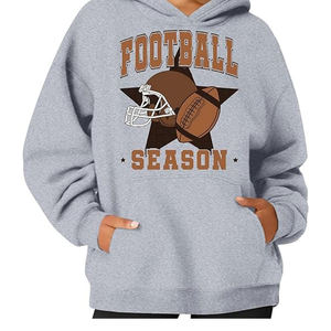 Sweat à capuche à manches longues imprimé rugby surdimensionné OEM personnalisé 100% pull en coton pour hommes sweat à capuche imprimé 3D pour hommes - Product Image 2