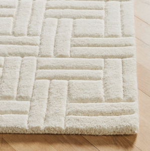 Tapis moderne en laine tuftée à la main, motif écossais vert et blanc, antidérapant, pour salon et salle de prière - Product Image 3