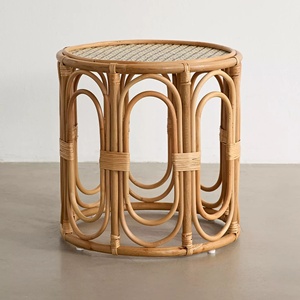 Luxury design for room organization hand-crafted <b>sofa</b> bed side <b>tables</b> rattan coffee <b>table</b> set - Product Image 3