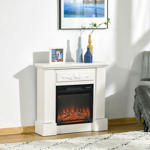 Stufa Elettrica Autoportante in Metallo con Effetto Fiamma LED e Display Integrato, Spina AU, per Uso Domestico e Alberghiero (Nessuna Spedizione nei Fine Settimana) - Product Image 1