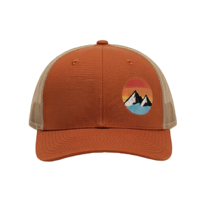 Custom Mountain <b>Patch</b> Trucker Hat Mesh <b>Back</b> Snapback Cap Promotional Outdoor Headwear - Product Image 3