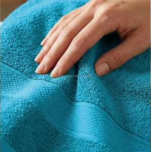 Serviettes de bain en coton pour hôtel, marque privée, 300-800 GSM, antibactériennes, douces, absorbantes, luxe, spa, vente en gros, fournisseur OEM - Product Image 5