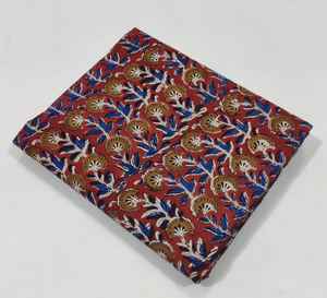 Tela india artesanal con estampado en bloque, tela de algodón suave, ligera y de primera calidad para vestidos, lista para exportación a granel, precio al por mayor. - Product Image 1